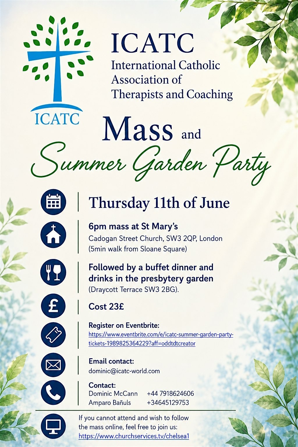 Summer Garden Party ICATC UK